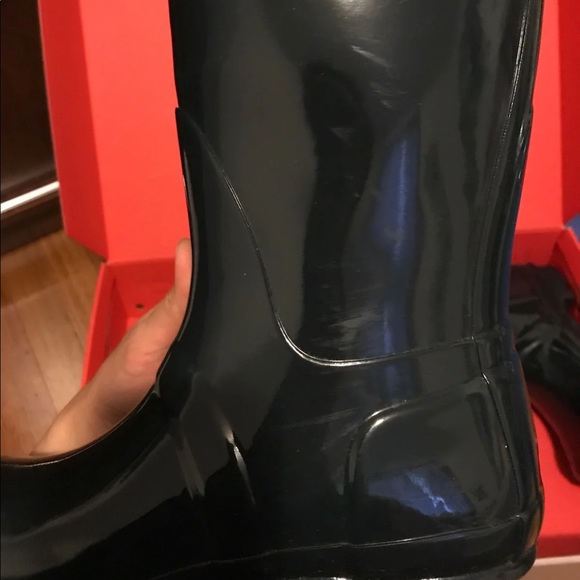 Tall Hunter Gloss Rain boots - Hunter Green - Picture 4 of 11